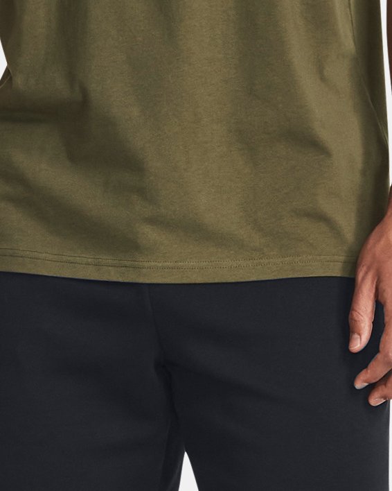 Men's UA Branded Gel Stack Short Sleeve in Green image number 2