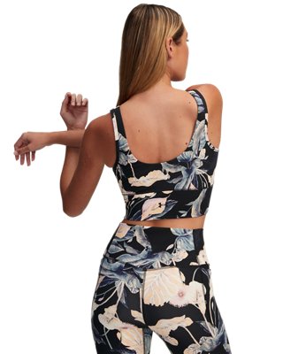 UA Meridian ajustado estampado, Black, pdpMainDesktop image number 1