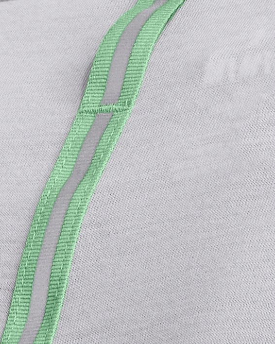 Unisex UA DNA Fleece Printed Full-Zip Hoodie in White image number 5