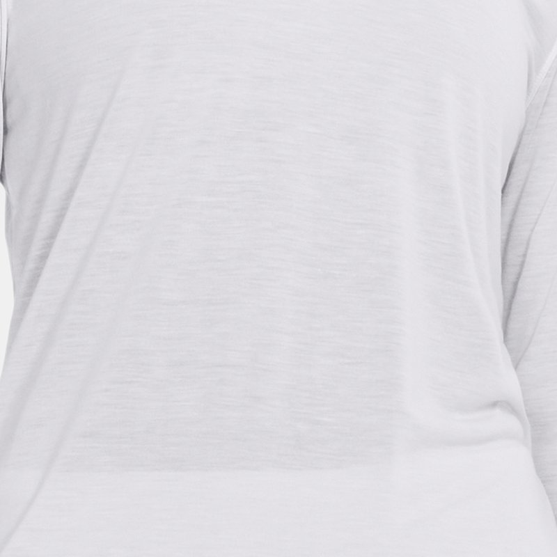 Camiseta de manga larga Under Armour Anywhere para mujer Blanco Clay / Olive Tint / Reflectante XS