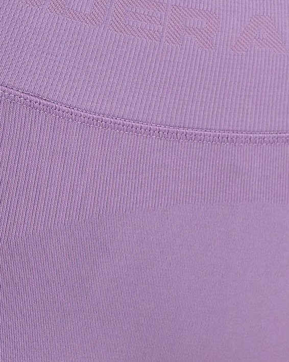 女士UA Train Seamless緊身褲 in Purple image number 4
