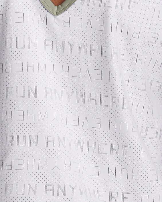 女士UA Run Everywhere背心 in White image number 1