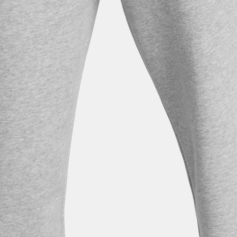 Women's  Under Armour  Rival Fleece Straight Leg Pants Mod Gray Light Heather / White L