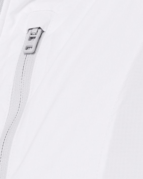 Men's UA Launch Lightweight Jacket, White, pdpMainDesktop image number 3