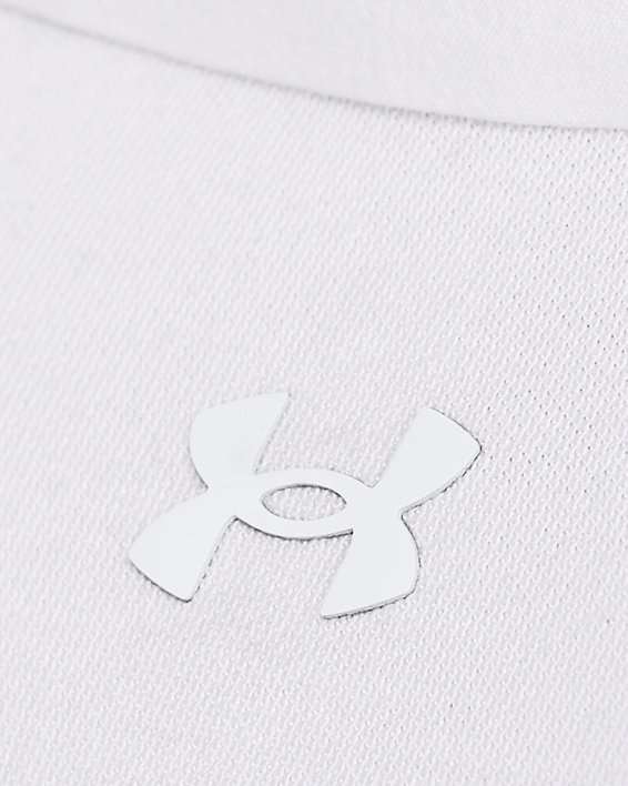 男士UA Tour Tips Bonded Polo衫 in White image number 3