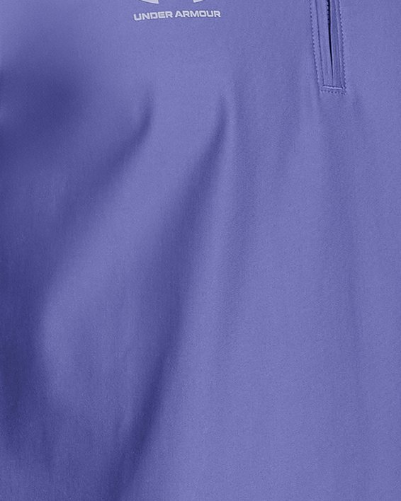 Sudadera con cremallera de ¼ UA Challenger Pro para hombre, Purple, pdpMainDesktop image number 0
