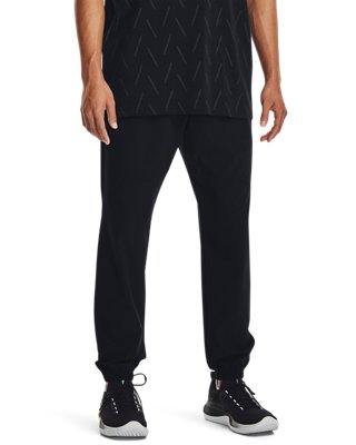 Joggers UA Stretch Woven para hombre, Black, pdpMainDesktop image number 0