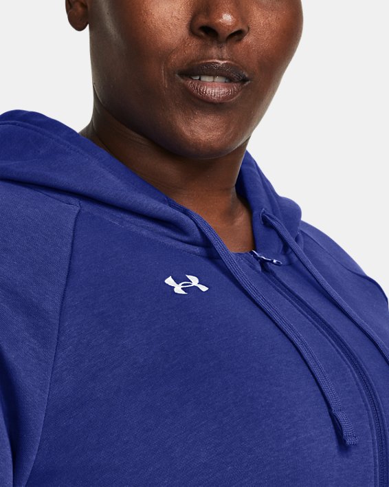 Women's UA Rival Fleece Full-Zip Hoodie
