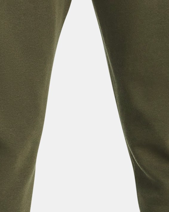 Pantalon de jogging cargo UA Rival Fleece pour homme, Green, pdpMainDesktop image number 1