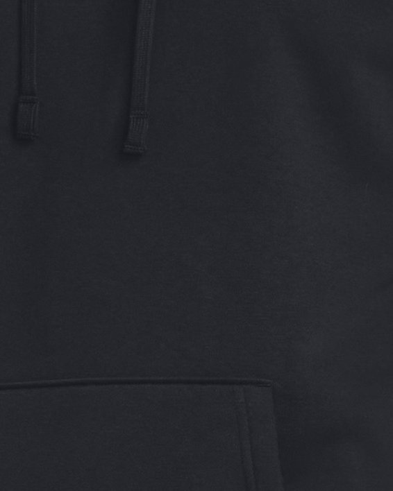 Men's UA Rival Fleece Camo Chest Stripe Hoodie, Black, pdpMainDesktop image number 0