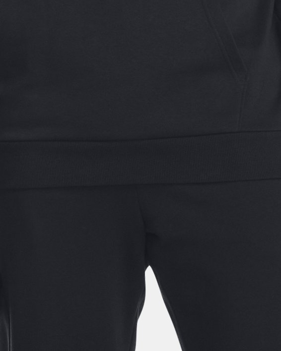 Men's UA Rival Fleece Camo Chest Stripe Hoodie, Black, pdpMainDesktop image number 2