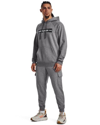 Men s UA Rival Fleece Camo Chest Stripe Hoodie Under Armour