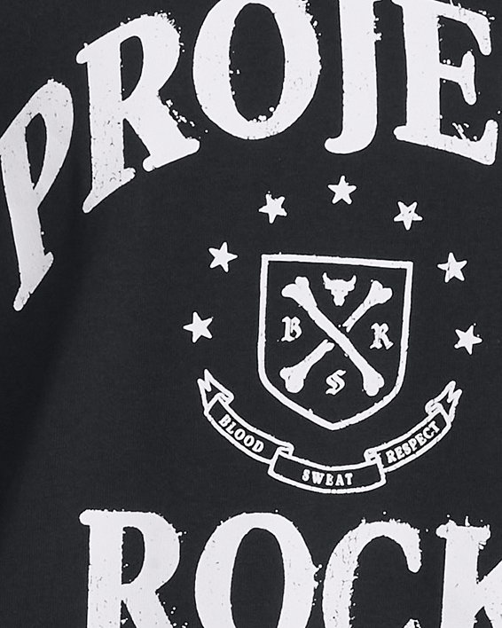 女士Project Rock Campus Heavyweight T恤 in Black image number 0