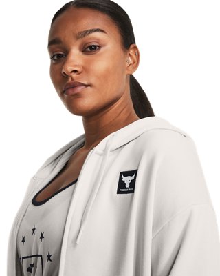 Project Rock Heavyweight Terry, White, pdpMainDesktop image number 3