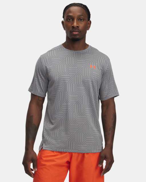 Haut à manches courtes UA Tech™ Vent Geotessa pour homme Haut à manches courtes UA Tech™ Vent Geotessa pour homme