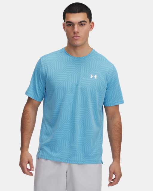 Haut à manches courtes UA Tech™ Vent Geotessa pour homme Haut à manches courtes UA Tech™ Vent Geotessa pour homme