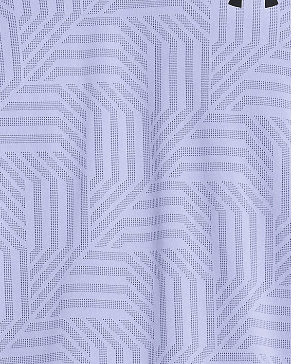 Camiseta de manga corta UA Tech™ Vent Geotessa para hombre, Purple, pdpMainDesktop image number 0