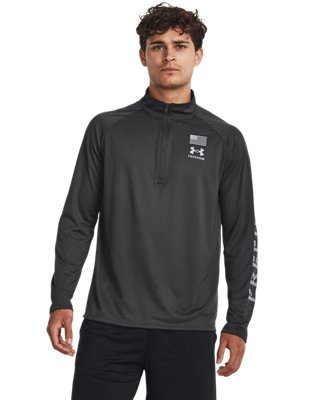 Under Armour Freedom Tech 1/2 Zip — 010-GREY
