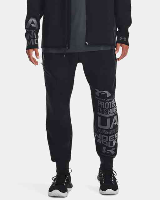 Pantalon de jogging en molleton avec imprimé UA Unstoppable pour hommes