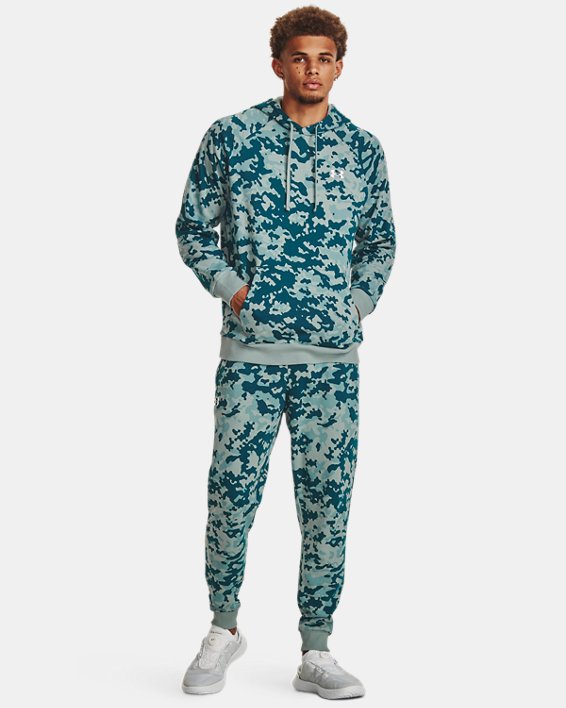 Pantalon de jogging en molleton à motif camouflage UA Rival pour hommes