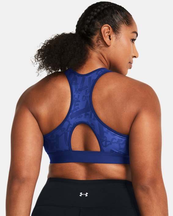 Under Armour Women's Armour® Mid Message Sports Bra. 4