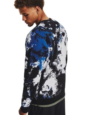 Men's UA Essential Fleece Paint Crew image number 1