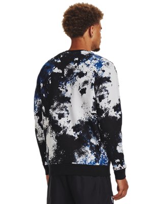 Men's UA Essential Fleece Paint Crew image number 4