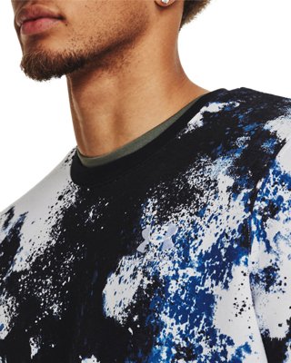 Men's UA Essential Fleece Paint Crew image number 5