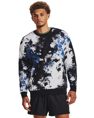 Men's UA Essential Fleece Paint Crew image number 3