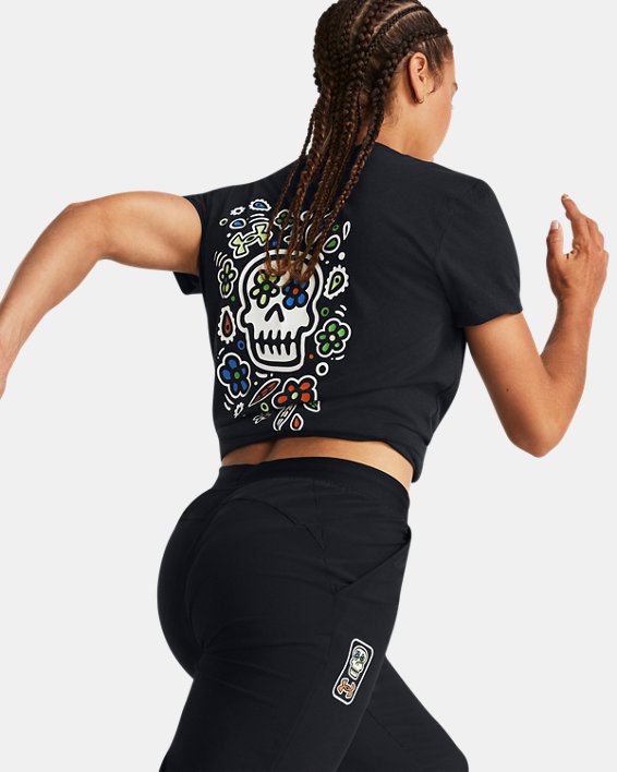 Under Armour Women's UA Day Of The Dead Short Sleeve. 4