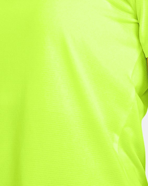 Women's UA Launch Short Sleeve, Yellow, pdpMainDesktop image number 0