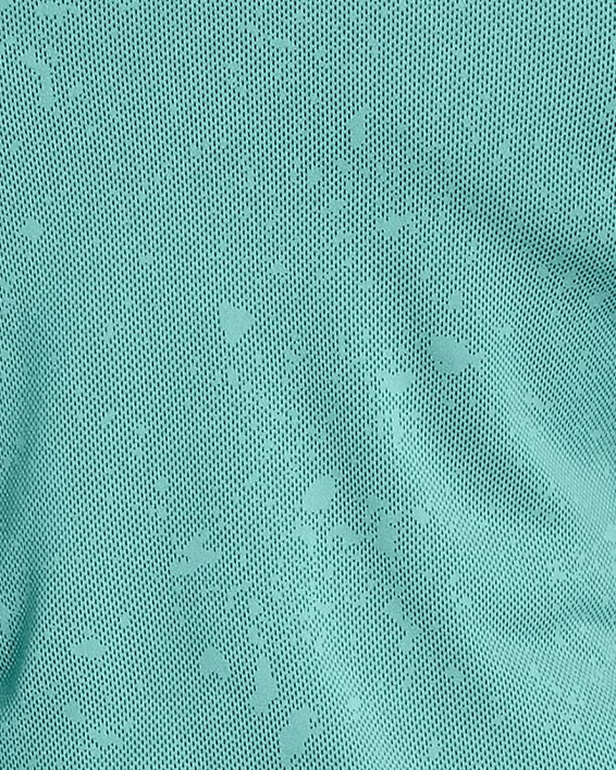 Women's UA Launch Splatter Short Sleeve, Green, pdpMainDesktop image number 1