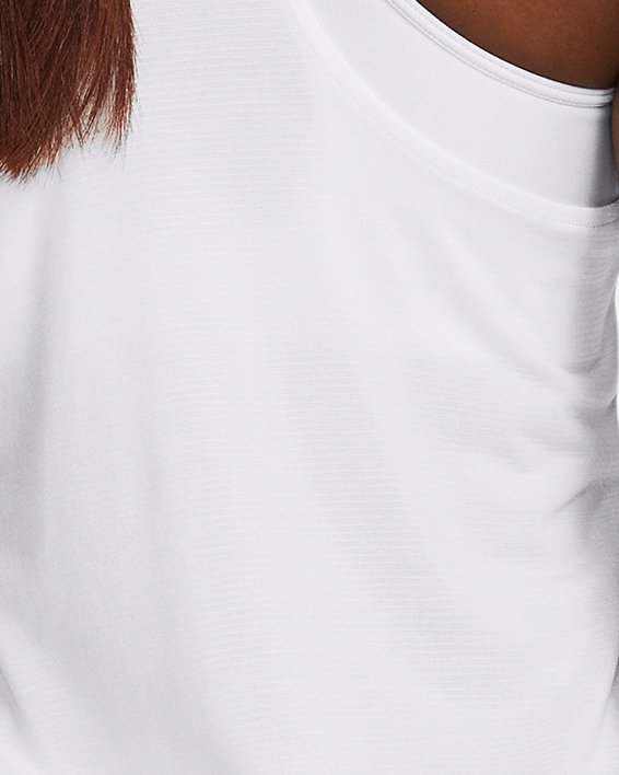 UA Launch Laufunterhemd für Damen, White, pdpMainDesktop image number 1
