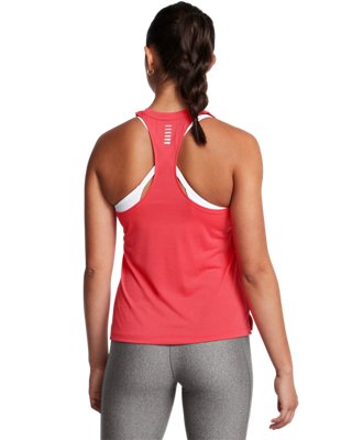 Women's UA Launch Singlet, Red, pdpZoomDesktop image number 1