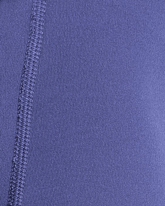 Women's UA Meridian Middy Shorts, Purple, pdpMainDesktop image number 3