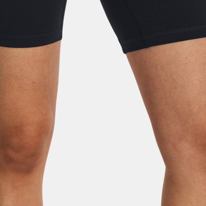 Pantalón corto de ciclismo Under Armour Meridian de 18 cm para mujer Negro / Negro XXL
