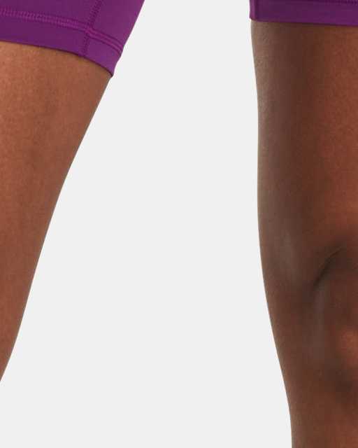 Womens UA Meridian - Fitted Fit Shorts in Purple