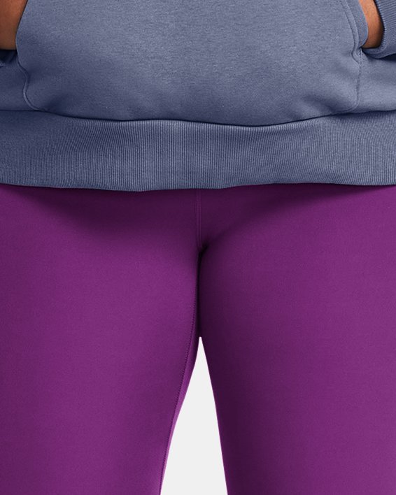 Women's UA Meridian Leggings, Purple, pdpMainDesktop image number 2