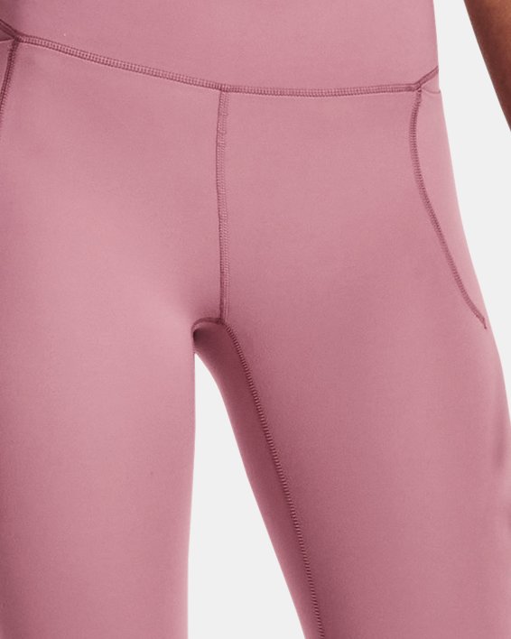 Women's UA Meridian Ultra High Rise Ankle Leggings in Pink image number 2
