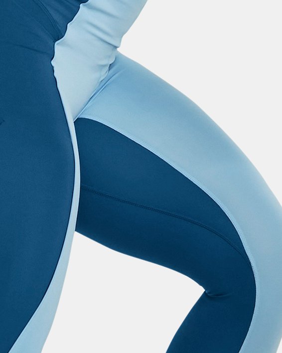 Legging longueur chevilles à coutures pincées UA Meridian pour femme, Blue, pdpMainDesktop image number 3