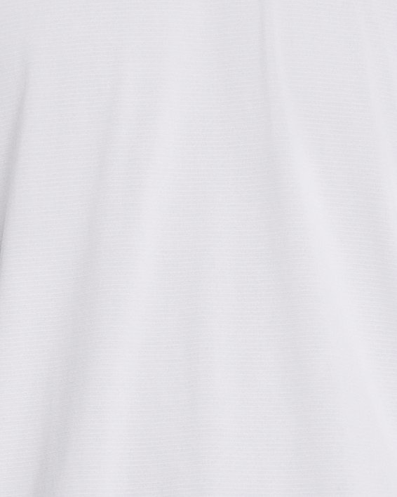 Herenshirt UA Launch met korte mouwen, White, pdpMainDesktop image number 0