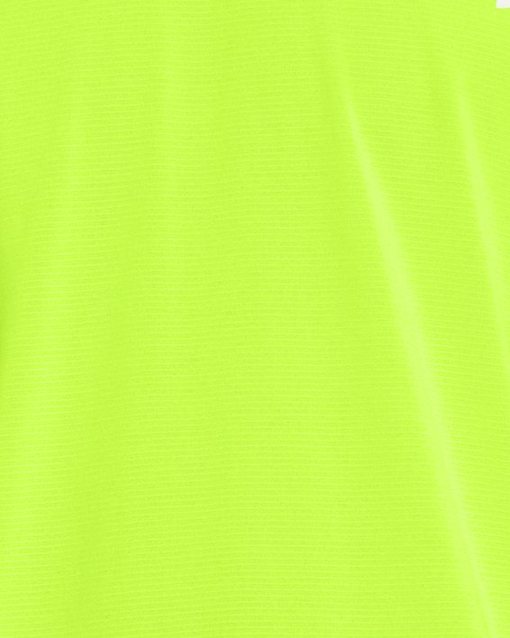 Herenshirt UA Launch met korte mouwen, Yellow, pdpMainDesktop image number 0