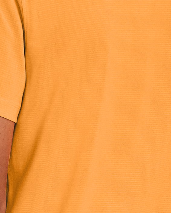 Men's UA Launch Short Sleeve in Orange image number 1