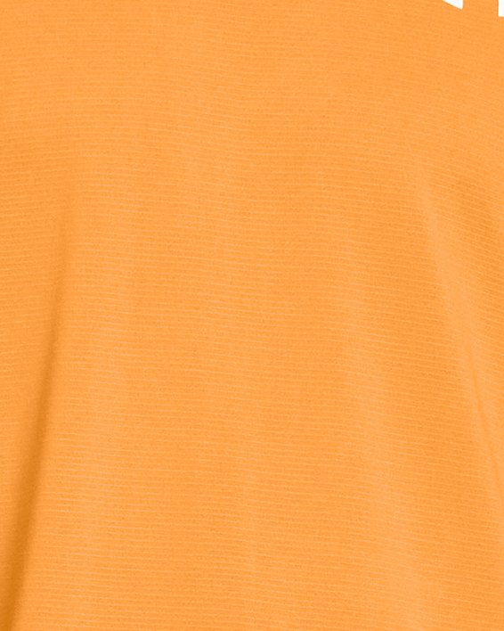 เสื้อแขนสั้น UA Launch สำหรับผู้ชาย in Orange image number 0