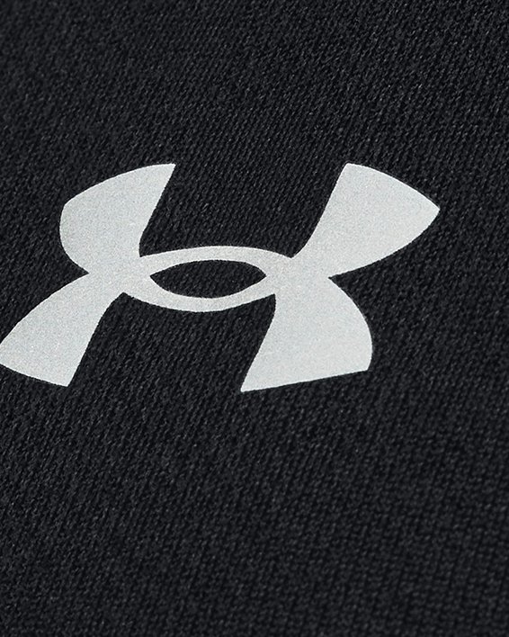 Men's UA Launch Splatter Short Sleeve, Black, pdpMainDesktop image number 2