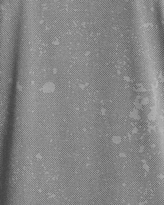 Men's UA Launch Splatter Short Sleeve, Gray, pdpMainDesktop image number 1
