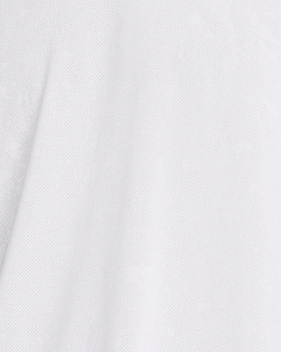 Haut à manches courtes UA Launch Splatter pour homme, White, pdpMainDesktop image number 0
