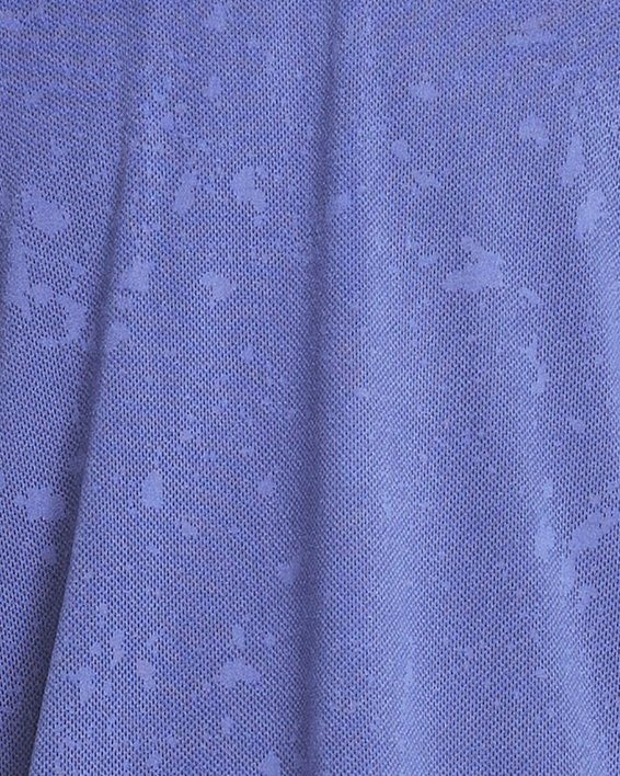Men's UA Launch Splatter Short Sleeve, Purple, pdpMainDesktop image number 0