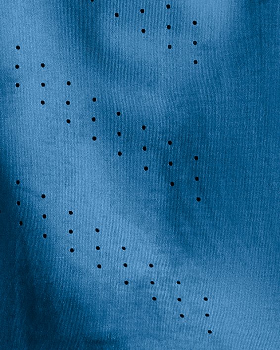Men's UA Launch Elite Wash Short Sleeve, Blue, pdpMainDesktop image number 2