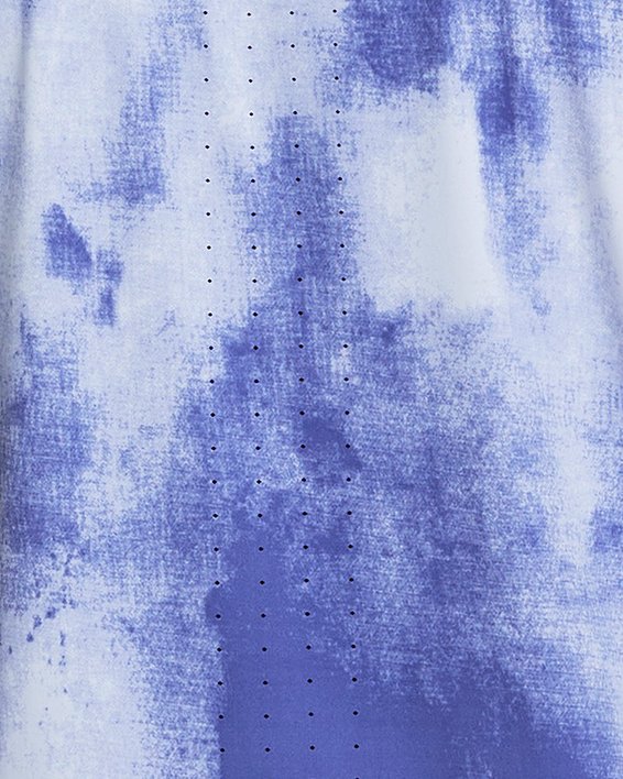 Camiseta de manga corta UA Launch Elite Wash para hombre, Purple, pdpMainDesktop image number 1